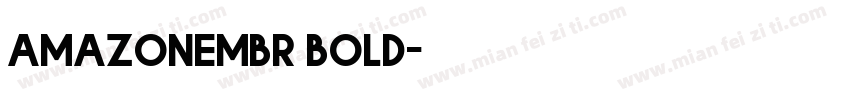 amazonembr bold字体转换